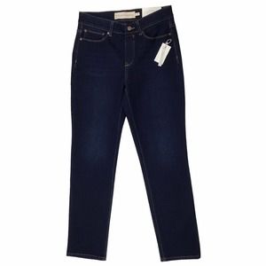 Soft Surroundings Jeans Dark Wash Blue Ultimate Denim Straight Leg Women Small S